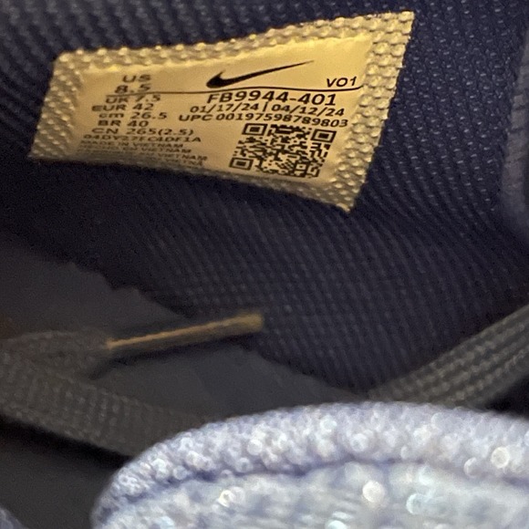 Nike LeBron Witness VIII 8 TB Game Royal Blue White FB9944-401 Size 8.5 Men's - Picture 16 of 16